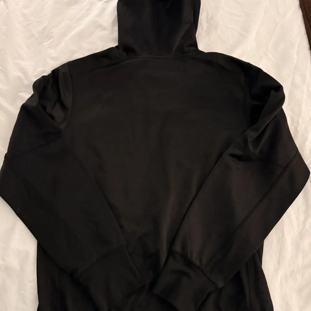 Texas Longhorns Hoodie Mens S Black Nike Football Pullover Sweatshirt Therma Fi